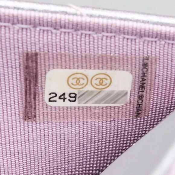 Chanel Purple Iridescent Quilted Lambskin Leather Reissue WOC Clutch Bag - Picture 5 of 10